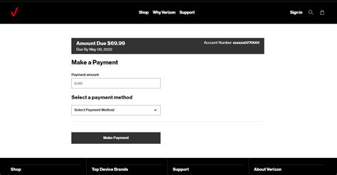 Step 2. . Verizon payment online